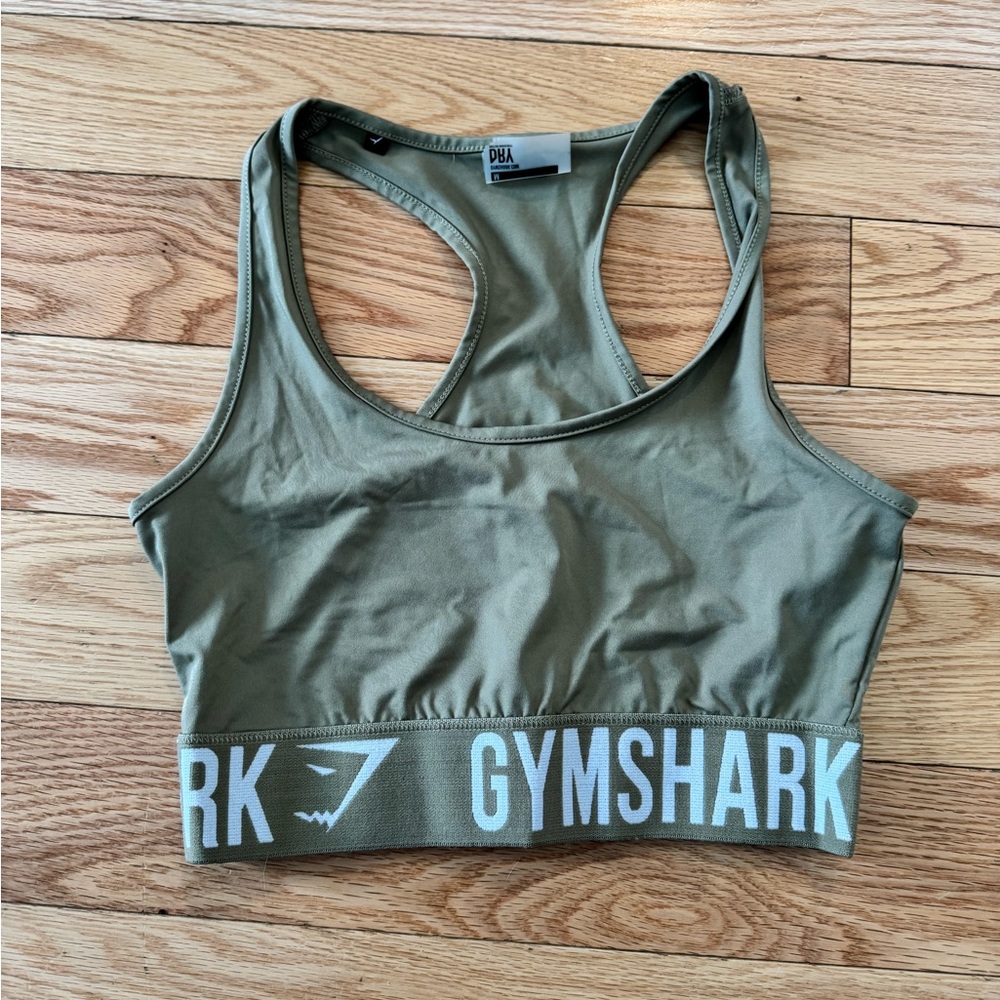 Gymshark Olive Green Sports Bra